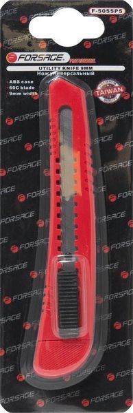 Нож канцелярский, в блистере Forsage F-5055P5 19699 фото