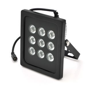 ІЧ-прожектор GY-IR90009. 12V, 9W, 9LED, IP66, 850Нм, кут огляду 90 &deg;, дальність до 100м. -YT33959 фото