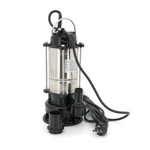 Занурювальний насос, 370W, 220V, до 5 м&sup3;/год, підйом до 5 м, 40 мм, нержавіюча сталь, 390х175х190мм, 5.825 кг + перехідник -YT38227 фото