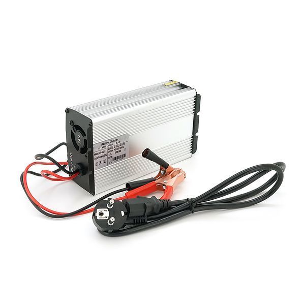 Універсальне ЗУ для акумулятора BPC 12V 20A (AGM, GEL), AC220V, DC14,5, Струм заряду 12V/20A, LCD, крокодили YT-45495 фото