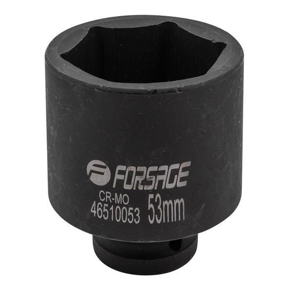 Головка ударна глибока 3/4" 6гр. 53мм Forsage F-46510053 17225 фото