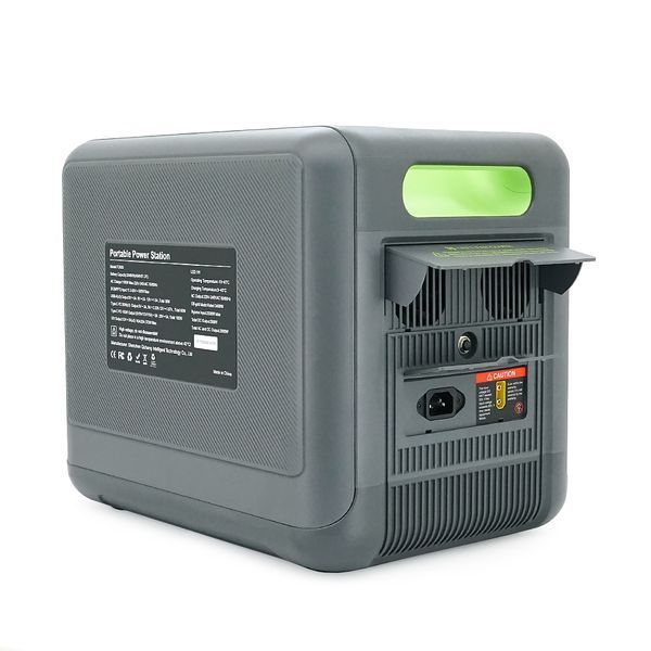 Портативная зарядная станция FOSSiBOT F2400, 2200W/2048Wh LiFePO₄, MPPT 500W max, XT60-12V/25А, 2xDC5521-12V-3A, CarPort-12V-10A, 2xAC230V, 2xUSB-A-18W, 4xUSB-C-100W, Wi-Fi, Bluetooth, charge 2 h,386*840*321 мм. 22кг -YT45765 фото