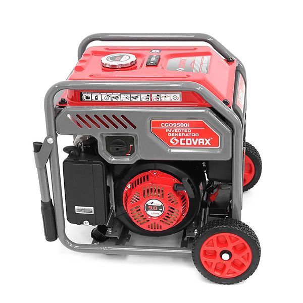 Генератор инверторный COVAX CGO9500i, 7.5kW, бензин, однофазный 220V, 50Hz, electrik starter, 4-stroke, бак 15L, 500х422x515mm, 38kg -YT45578 фото