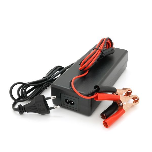 Зарядное устройство для аккумуляторов Li-ion 16,8V,4S,5A, индикация,с крокодилами (Clips) 172x72x40mm -YT36898 фото