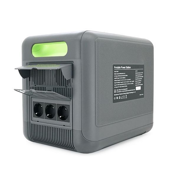 Портативная зарядная станция FOSSiBOT F2400, 2200W/2048Wh LiFePO₄, MPPT 500W max, XT60-12V/25А, 2xDC5521-12V-3A, CarPort-12V-10A, 2xAC230V, 2xUSB-A-18W, 4xUSB-C-100W, Wi-Fi, Bluetooth, charge 2 h,386*840*321 мм. 22кг -YT45765 фото