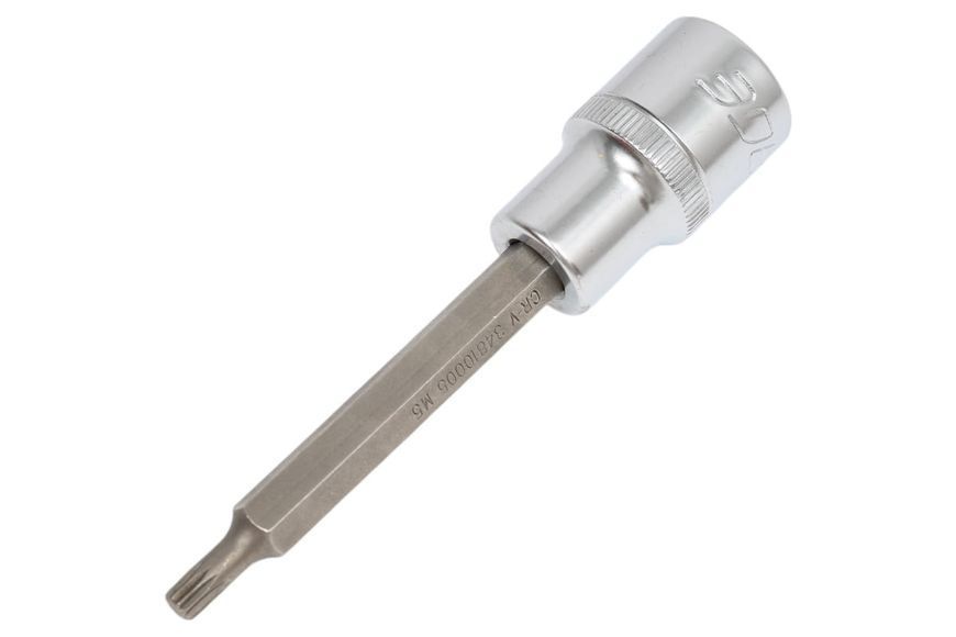 Головка 1/2" з насадкою Spline M5 12-променева L- 100мм Forsage F-34810005 46616 фото