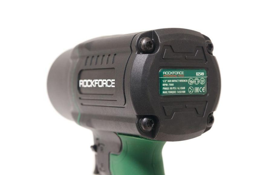 Пневмогайковерт 1/2" (1450Нм, 6,3bar, 198л/хв, 7000об/хв) ROCKFORCE RF-82549 48137 фото