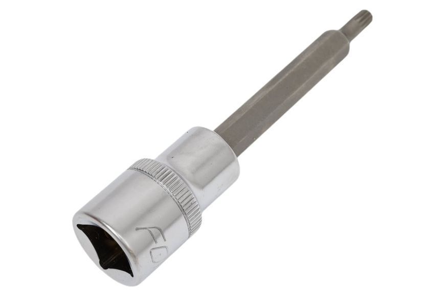 Головка 1/2" з насадкою Spline M5 12-променева L- 100мм Forsage F-34810005 46616 фото
