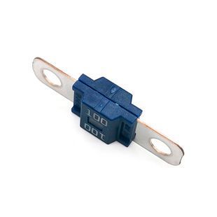 Запобіжник плоский SBFW-L-100, 100A, 58V, M6, 12х41mm, Blue -YT37477 фото