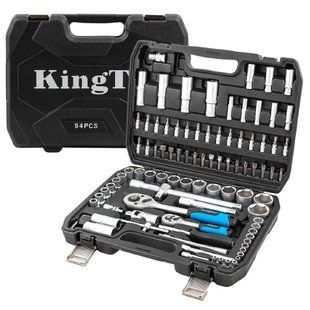Набор инструментов 94 предмета 1/2'', 1/4'' (6гр.)(4-32мм) KINGTUL KT-94 2068 фото