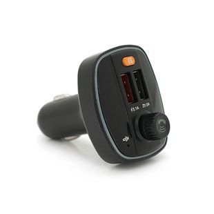 FM-модулятор Q18 з еквалайзером, 3.1A, USB, TF, 55.5х41.5х37.5 -YT35591 фото