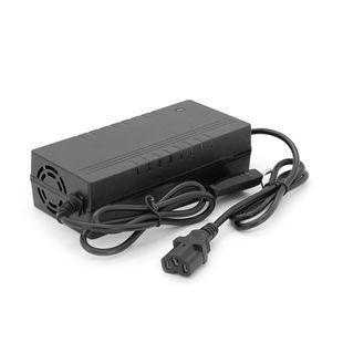 Зарядний пристрій Jinyi для акумуляторів Li-ion 48V2A(54,6V),13S,штекер Triangle plug (T-tipe/IEC/C13 N+L-),з індикацією,BOX -YT24376 фото