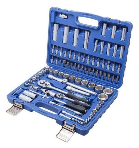 Набор инструментов 94 предмета 1/2'', 1/4'' (6гр.)(4-32мм) KINGTUL KT-94 2068 фото
