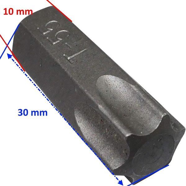 Біта TORX T55х30ммL, 10мм ROCKFORCE RF-1763055 1040 фото