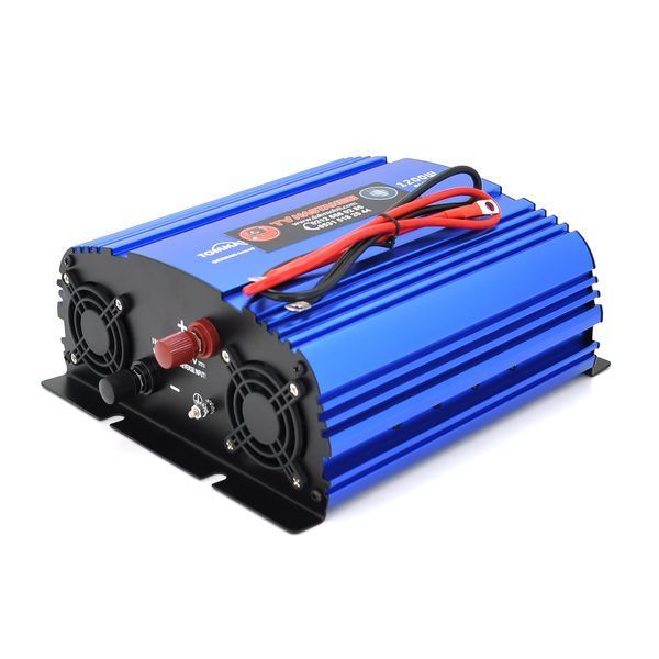 Инвертор напряжения Tommatech MS-1200, 24V/220V, 1200W с аппроксимированной синусоидой, 2Shuko, USB, клеммные провода, 2 предохранителя, Q4 -YT29768 фото