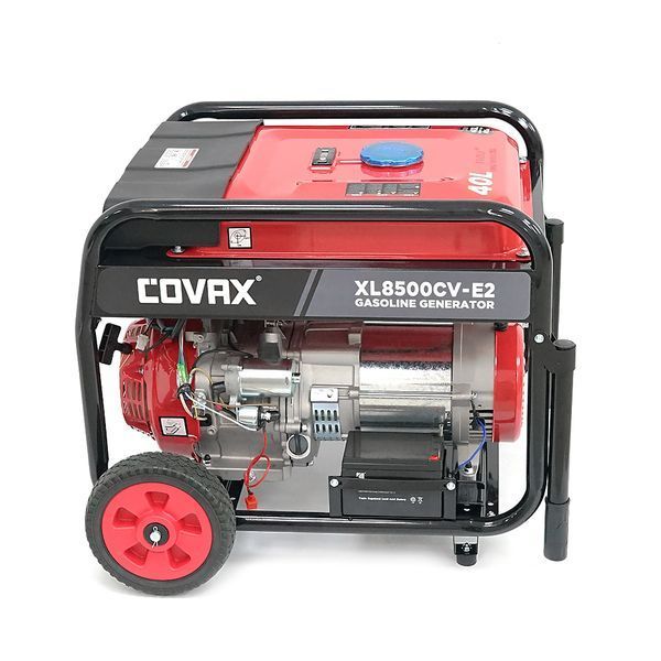 Генератор бензиновий COVAX XL8500CV-E2, 6.0kW, однофазний 220V, 50Hz, DC12V, 15HP, Electric Starter, tank 25L, 690x535x555mm YT-45600 фото