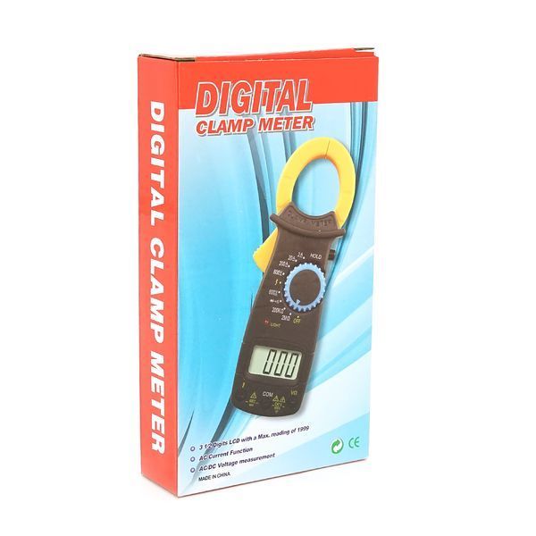 Токові кліщі-мультиметр ANENG DT3266F. Вимірювання: V DC, V AC, A AC, &Omega;, NCV. Функції: продзвонювання, перевірка діодів, Hold, індикація фази. -YT32107 фото