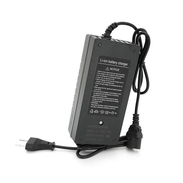 Зарядное устройство для аккумуляторов LiFePo4 36V(43.8V),12S,3A, штекер Triangle plug (T-tipe/C13/IEC). с индикацией. 160x73x45 мм -YT36920 фото