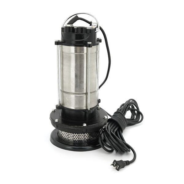 Занурювальний насос, 1500W, 220V, до 4 м&sup3;/год, підйом до 30 м, 25мм, нержавіюча сталь, 410х200х230 мм, 11.5 кг. + перехідник -YT38239 фото