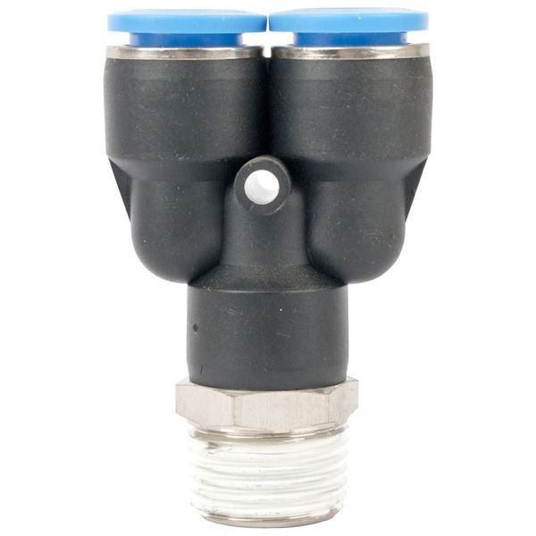 Фитинг Y-образный для пластиковых трубок 12мм с наружной резьбой 1/2" ROCKFORCE RF-SPX12-04 2371 фото