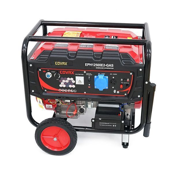 Генератор бензиновий COVAX EPH12500E2-GAS, 8.0kW, бензин/газ, однофазний 220V, 50Hz, DC12V, 18HP, Electric Starter, tank 25L, 705x560x570mm, 86kg -YT45591 фото