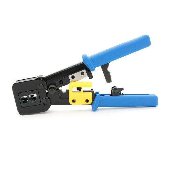 Инструмент HY-376Z с храповиком для обжимки RJ-45 (8P8C) и RJ-12/11 (6P6C), 6P/8P + обрезка сквозных коннекторов -YT11520 фото
