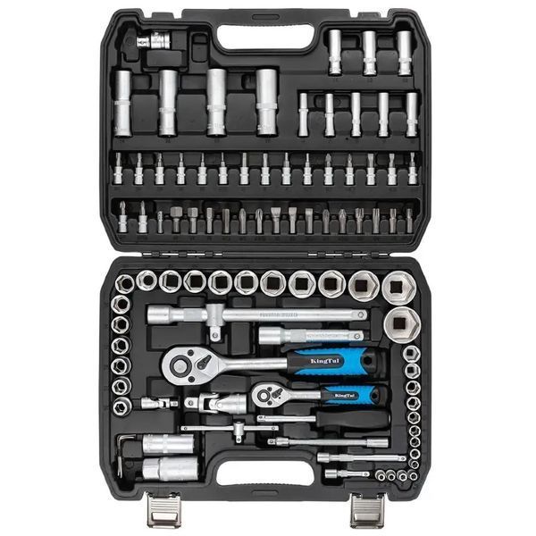 Набор инструментов 94 предмета 1/2'', 1/4'' (6гр.)(4-32мм) KINGTUL KT-94 2068 фото