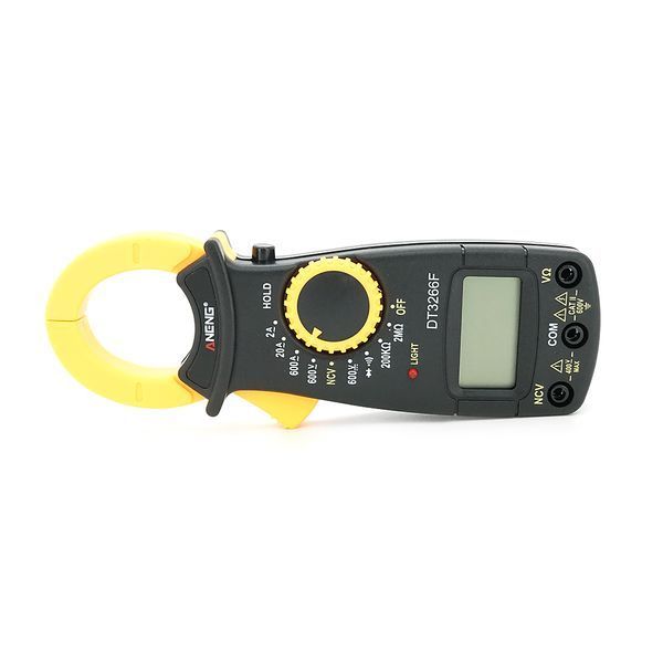 Токові кліщі-мультиметр ANENG DT3266F. Вимірювання: V DC, V AC, A AC, &Omega;, NCV. Функції: продзвонювання, перевірка діодів, Hold, індикація фази. -YT32107 фото