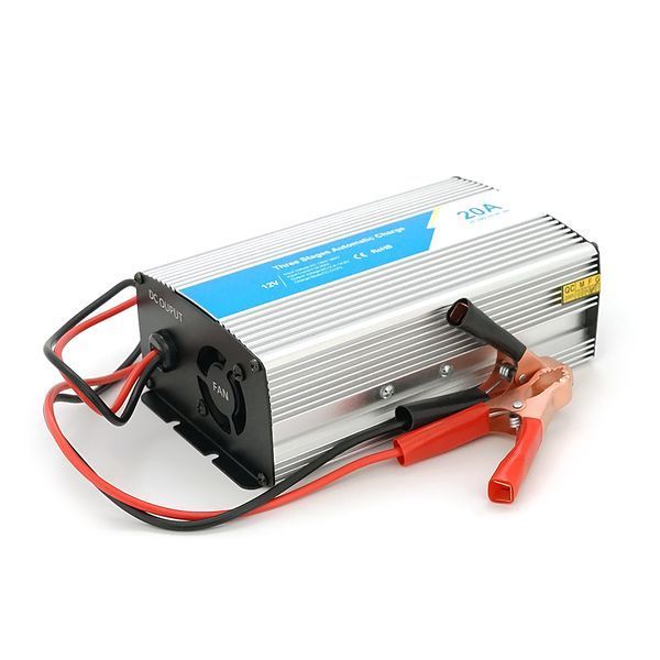 Универсальное ЗУ для аккумулятора BPC 12V 20A (AGM,GEL), AC220V, DC14,5, Ток заряда 12V/20A, LCD, крокодилы -YT45495 фото