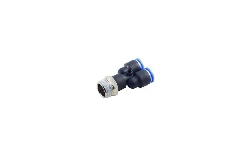 Фитинг Y-образный для пластиковых трубок 12мм с наружной резьбой 1/2" ROCKFORCE RF-SPX12-04 2371 фото