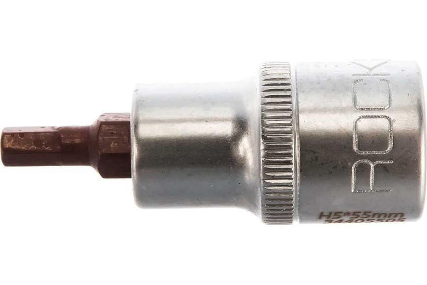 Головка-бита 6-гранная 5мм Premium 1/2" (L-55мм) ROCKFORCE RF-34405505 Premium 46893 фото