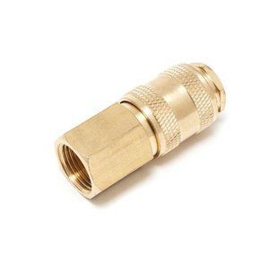 Быстроразъем пневматический с клапаном, внутренняя резьба 1/2''(латунь) Partner BSE1-4SF 7452 фото