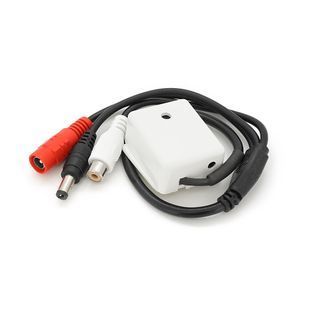 Микрофон для IP камер и видеорегистраторов. Питание DC 9-12V. Радиус действия 150 м. Выход RCA. -YT15796 фото