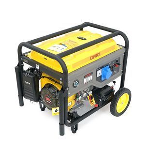 Генератор бензиновий COVAX CV17500LD-E2, 8.5kW, однофазний 220V, 50Hz, DC12V, 20HP, Recoil/Electric Starter, tank 25L, 705x560x570mm, 88kg YT-45597 фото