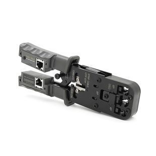 Инструмент HT-022 для обжимки RJ-45 (8P8C) и RJ-12/11 (6P6C), с тестером, профи качество Q20 -YT10505 фото