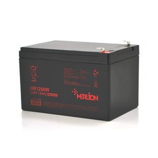 Аккумуляторная батарея MERLION HR1250W, 12V 13Ah Black ( 152 х 99 х 95 (100) ), 3.5 kg Q6 -YT13949 фото