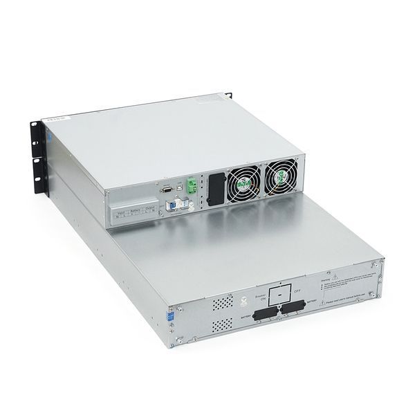 ИБП с правильной синусоидой ONLINE Ritar RT-6KS-LCD, RACK 6000VA (5400Вт), 192 В + батарейный блок 12V 7,5 Ah х 16 шт (482*450*87), Q1 -YT1613 фото