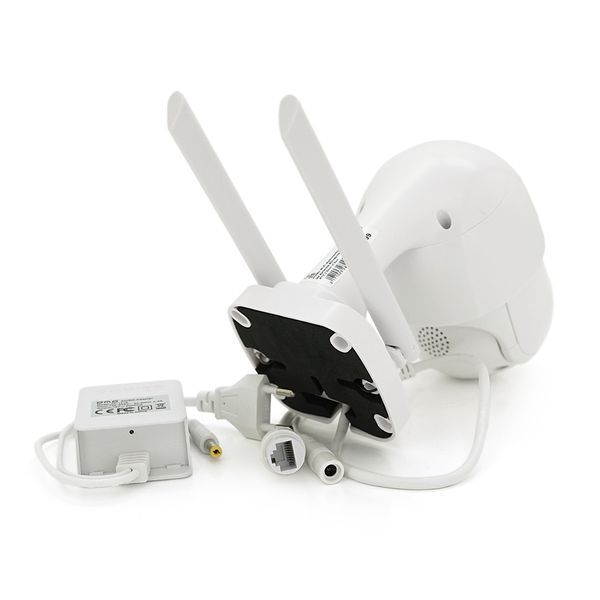 4+4Мп Wi-Fi відеокамера з двома об'єктивами вулична SD/картка PiPo PP-IPC33D4MP20 PTZ 2.8mm ICSee -YT28299 фото