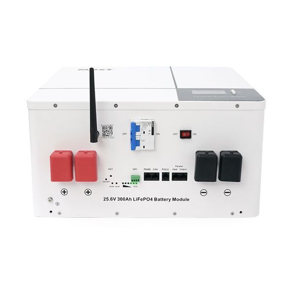 Акумуляторна батарея Must LiFePO4 LP16-24300 25.6V 300Ah, 7,68kWh, BMS100A@8S, CAN2.0/RS232/RS485, 6000 cycles, 486x442x250,44kg -YT44317 фото