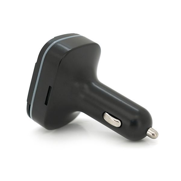FM-модулятор Q19 з еквалайзером, 3.1A, USB, TF, 55.5х41.5х37.5 -YT35592 фото