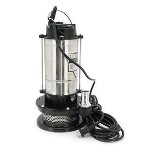 Занурювальний насос, 2200W, 220V, до 5 м&sup3;/год, підйом до 35 м, 25мм, нержавіюча сталь, 400х220х220 мм, 9.580 кг. + перехідник -YT38241 фото