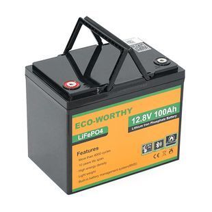 Аккумуляторная батарея Eco-Worthy LiFePO4 12,8V 100Ah,(50/100A), bluetooth. -7&deg;C до 60&deg;C, винт M8, 260х168х209 мм. 12 кг -YT45524 фото