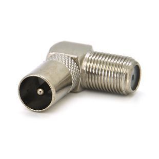 Роз'єм F-F - IEC-M кутовий (ТВ-штекер) Q100 -YT9098 фото