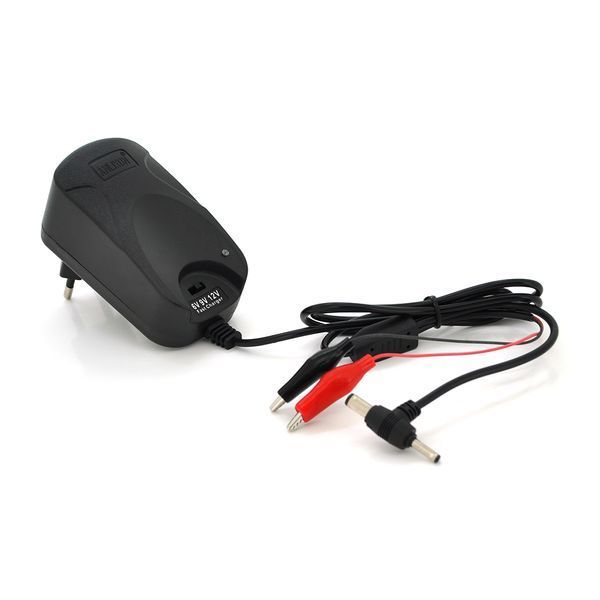 Автоматическое ЗУ для аккумулятора 6V/9V/12V,100-240V,2A, рзъем питания DC(5,5*2,5/2,5*0,7),клеммы(AGM/GEL/Lead) -YT20843 фото