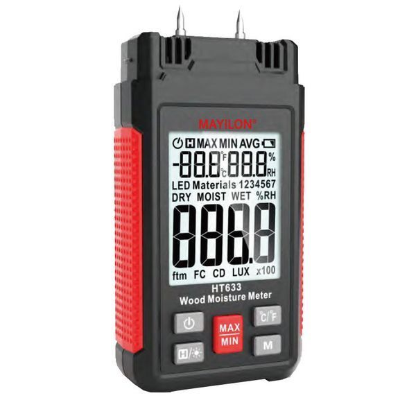 Цифровой измеритель влажности древесины Mayilon HT-633 -YT32371 фото