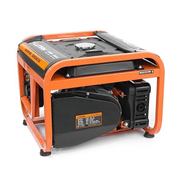 Генератор инверторный БЕНЗИНОВЫЙ LUTIAN LT4500I, 4,5KVA (3.5kW), однофазный, мотор LT170-F1 4-тактний, 1-циліндровий OHV, 220V, 50Hz, обьем 15л, ручно -YT45700 фото