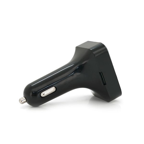 FM-модулятор D1, підсвічування 7 кольорів, 1.5-3.1A, USB, TF, 49.5х41х36 -YT35593 фото