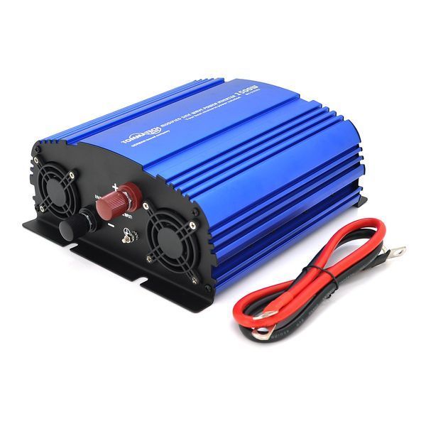 Инвертор напряжения Tommatech MS-1500, 24V/220V, 1500W с аппроксимированной синусоидой, 2Shuko, USB, клеммные провода, 6 предохранителей, Q4 -YT29770 фото