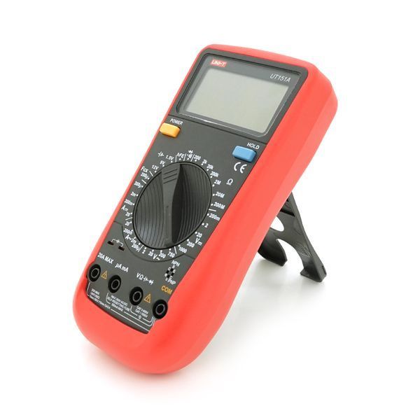 Мультиметр UNI-T UT151A Вимірювання: V (AC/DC), A (AC/DC), &Omega;, C. Функції: продзвонювання, тест діодів, перевірка батарей -YT2052 фото