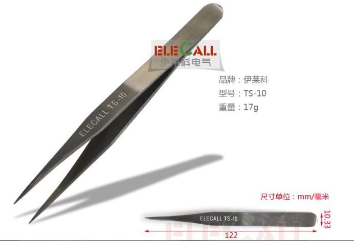 Пінцет Elecall TS-10 -YT10198 фото
